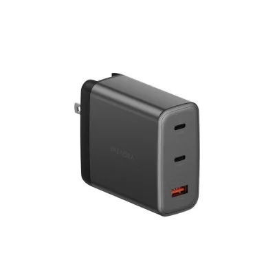 Energea ampcharge mini 100, 2c1a pd/pps/qc3.0 gan wall charger,100w (uk) - gunmetal